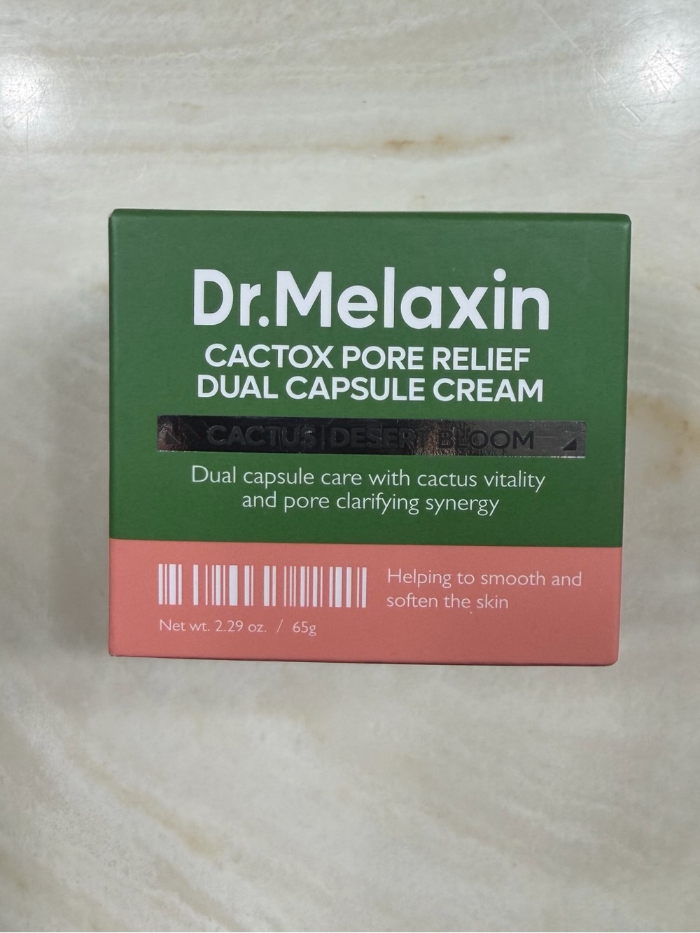 Cactox Pore Relief Dual Capsule Cream - Green & Coral